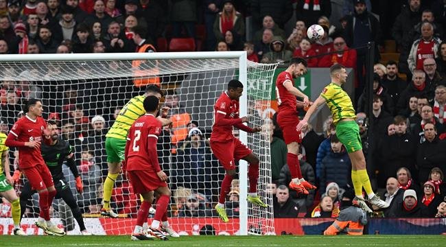 Liverpool vượt trội Norwich 5-2 trong trận đấu trực tiếp, khẳng định sức mạnh của mình