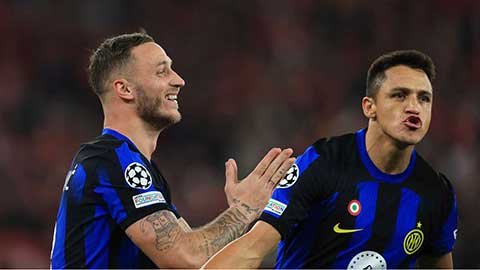 Thuram vắng mặt 2 tuần, Arnautovic và Sanchez có cơ hội ở Inter